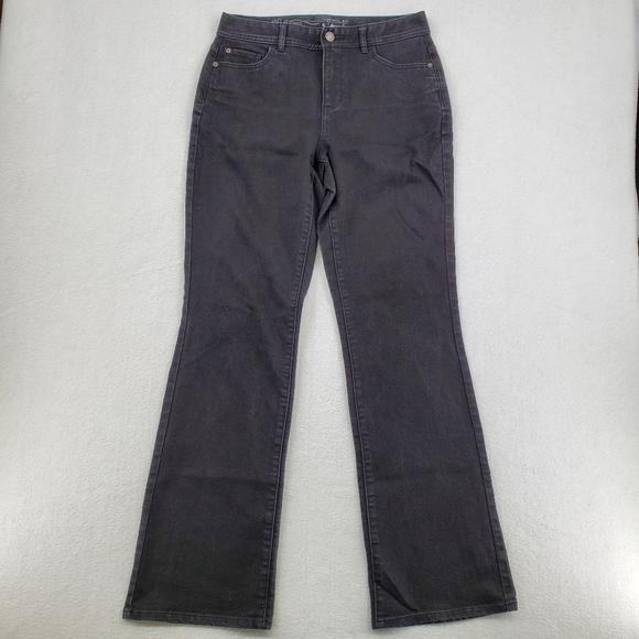 Coldwater Creek Natural Fit Jeans Black Size 6 - Picture 1 of 11